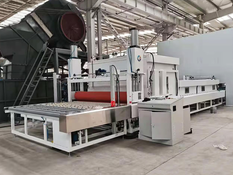 Calentamiento y presionado de vidrio laminado
