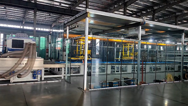 Línea de laminado de vidrio semiautomático